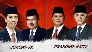 Prabow vs Jokowi, Prabowo - Hatta vs Jokowi - JK